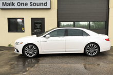 2019 Lincoln Continental with professional window tint in North Bay